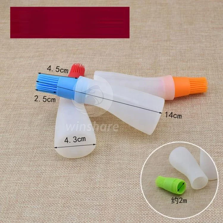 Силиконовая щетка для бутылки с маслом, силиконовая щетка для барбекю, силиконовая щетка для бастирования с бутылкой для масла