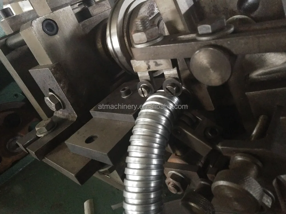 Single interlocked electric conduit forming machine/Flexible metal pipe making machine/P3 flexible