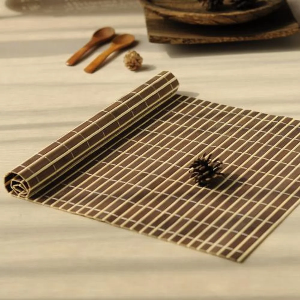 haoyan Eco-Friendly restaurant use bamboo jute placemats table mats