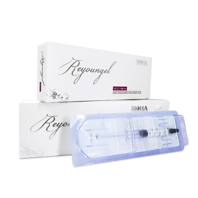 
reyoungel professional cosmetic hyaluronic acid of 2..5ml syringe for meso gun 