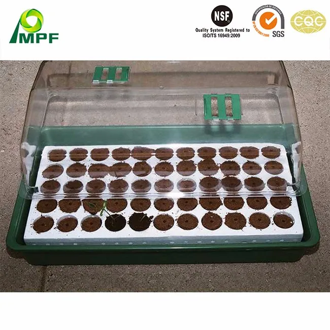 EPP foam eco friendly seed trays with drain hole hydroponic growing systems