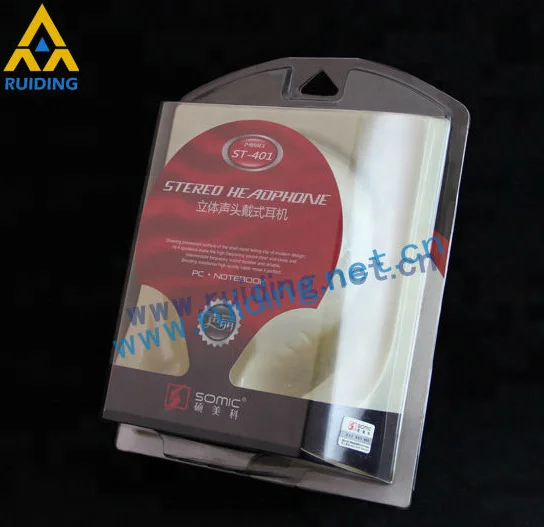 Customed sizes  clear PET PVC plastic standing tri-fold  clamshell  blister packaging for toys