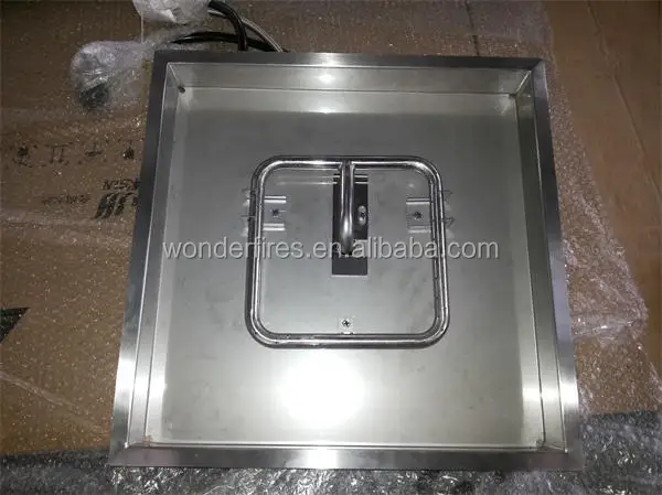 Outdoor Square Gas Fire PIt Kit