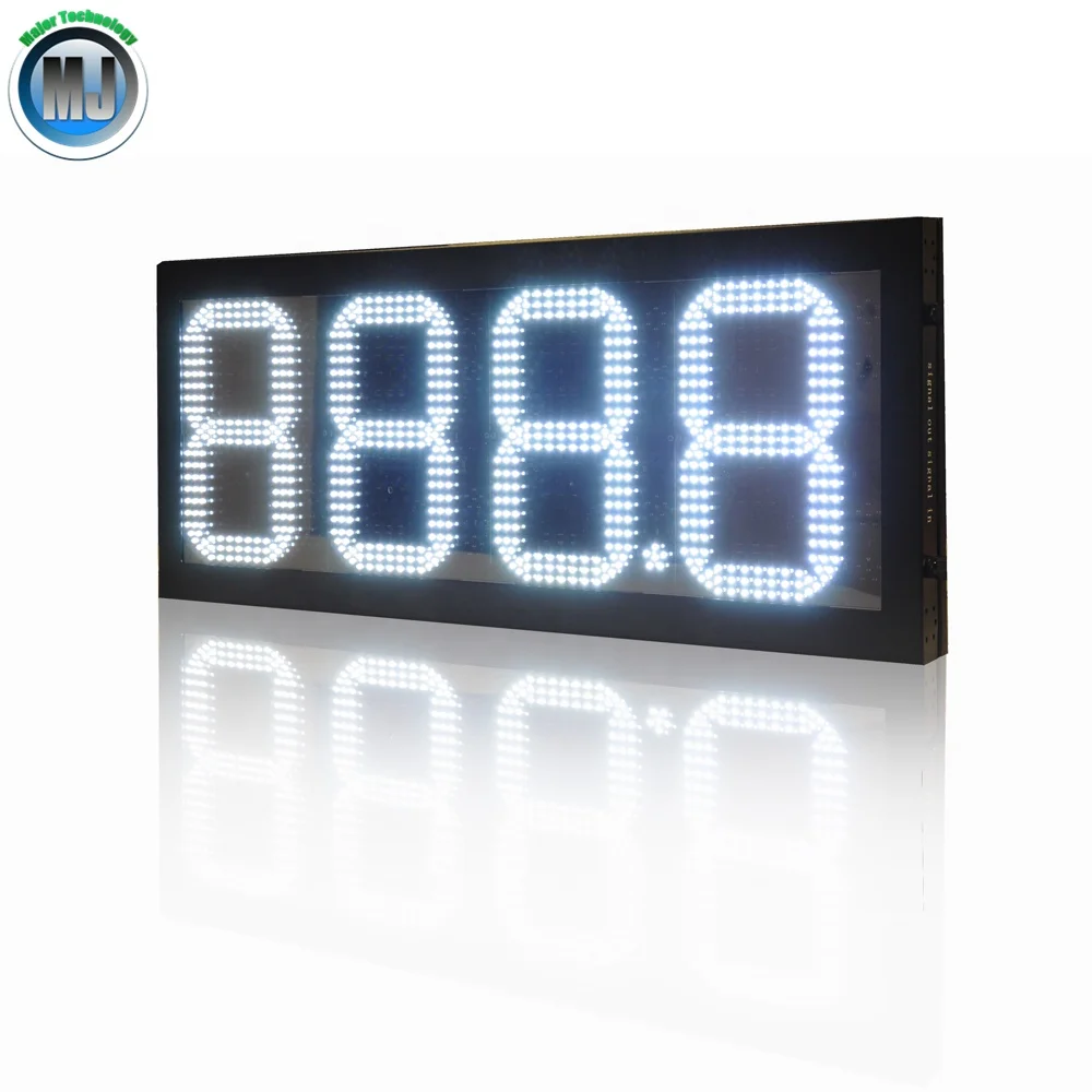 Wireless Remote Control IP65 waterproof led gas petrol station sign display