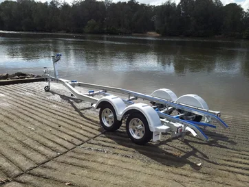 2018 алюминий 4,2 м-5,6 м одноосный и тандемный прицеп для лодочного прицепа