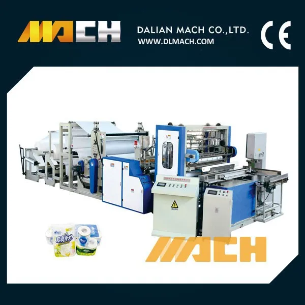 Высокая емкость полностью автоматическая туалет для рулонной бумаги и кухонное полотенце производственная линия