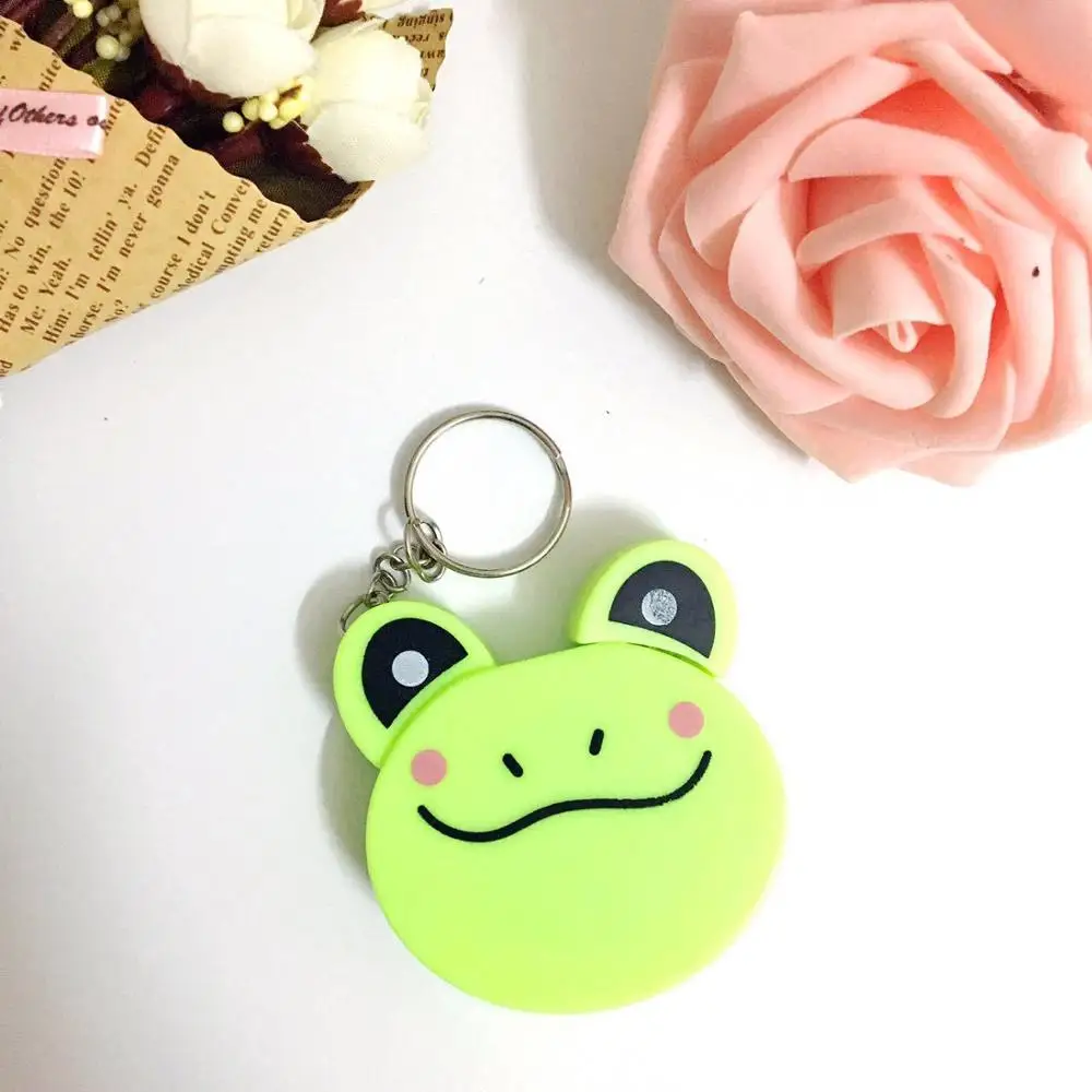 Hot sale Mini Animal Shaped Tape Measure With Key Chain tapeline