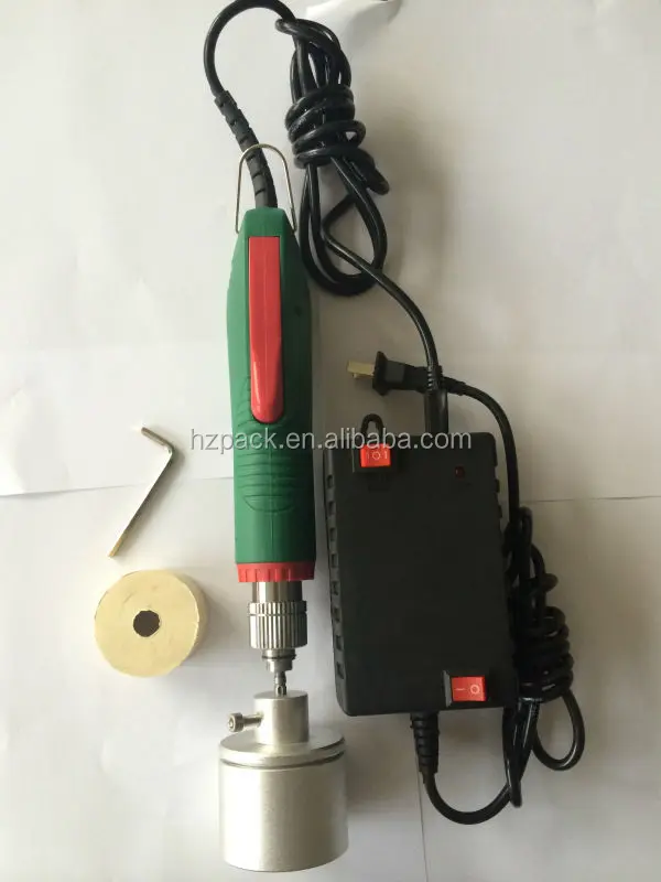 HZPK Manual electric bottle capping machine for screw caps