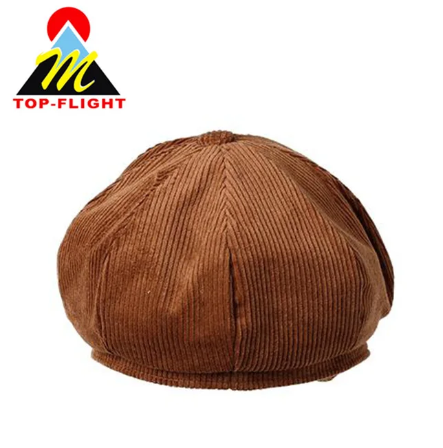 Custom Newsboy Cap Wholesale Corduroy Beret Hat Winter Beret Fashion