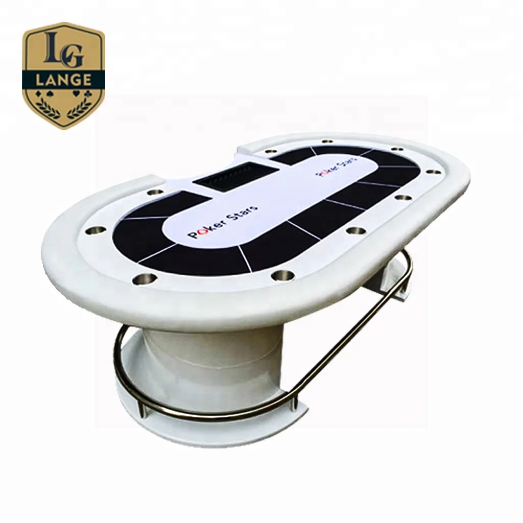 96inch белый войлок Профессиональный покерный стол Техасский Холдем от продавца лоток и подстаканники