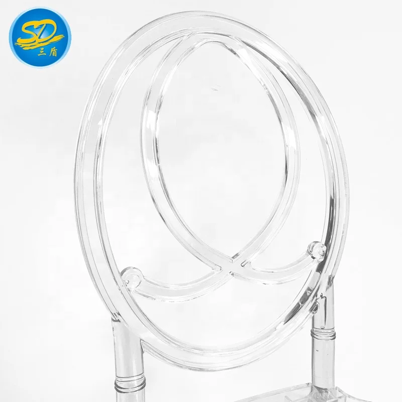 
5 Years Guarantee Crystal Clear PC Resin Event Rental Wedding Acrylic Pheonix Chair 