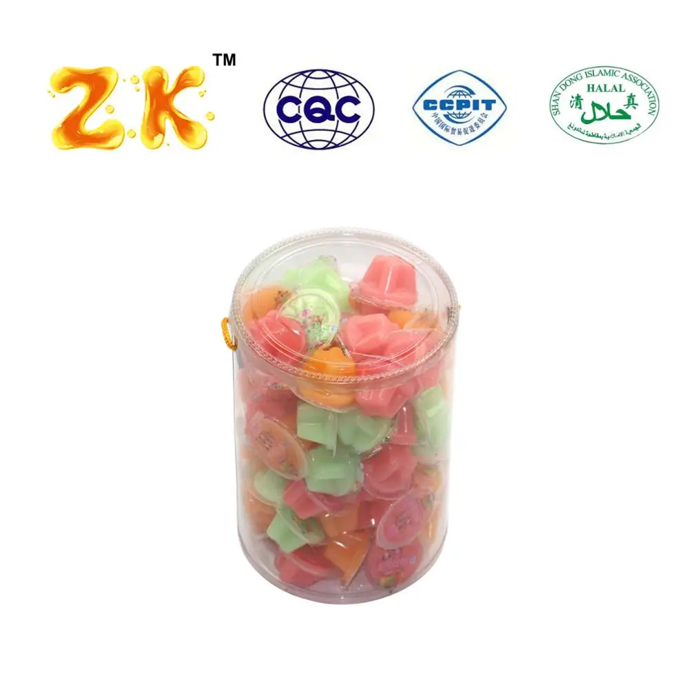 Chaozhou food factory 15g fruit jelly pudding jar packing mango pudding jelly