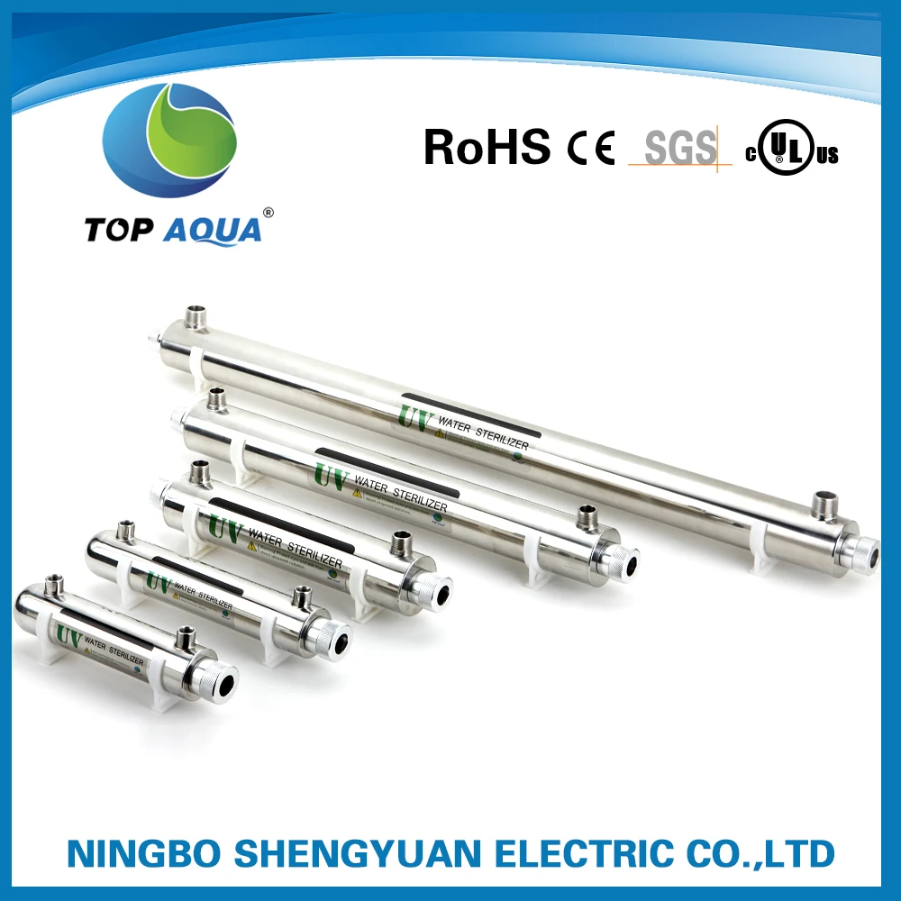 8gpm Audible and Visual alarm water purifier with UV light