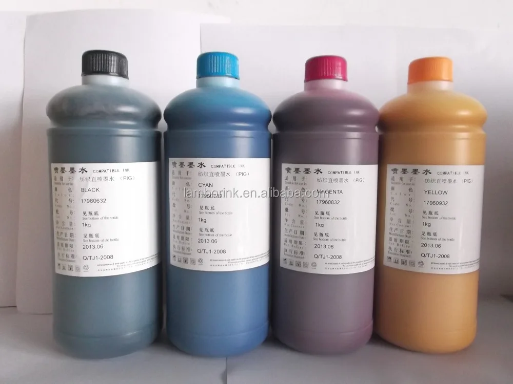 1000ML For Epson l800 1390 Tinta Textile Ink Dtg Ink