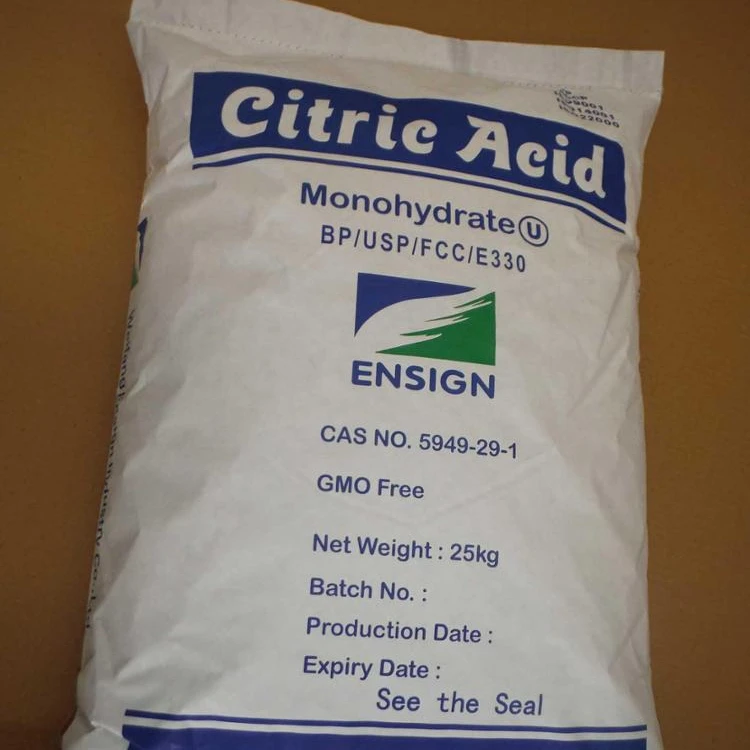 
Ensign BrangCitric Acid Monohydrate/Anhydrous BP/EP/USP 
