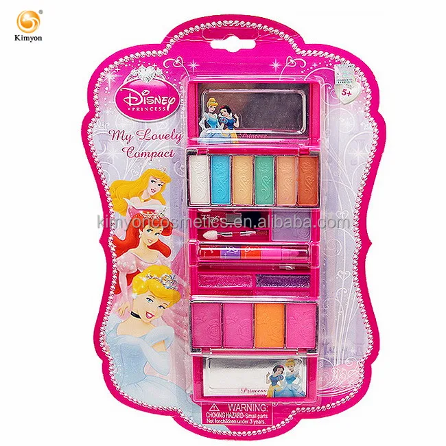 
Disney Princess foldable Case Toy Make Up set Kit, gift set, Safe, Non-Toxic, Washable, Formulated for Children 
