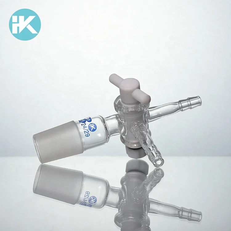 Huke по индивидуальному заказу запорный кран PTFE Т-образной формы, трехкомпонентный каталитический, капилляр