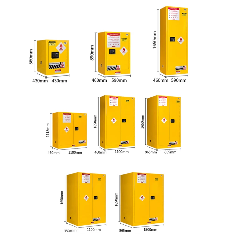 
physics lab chemical safety storage gas cylinder cabinet for flammable liquid 