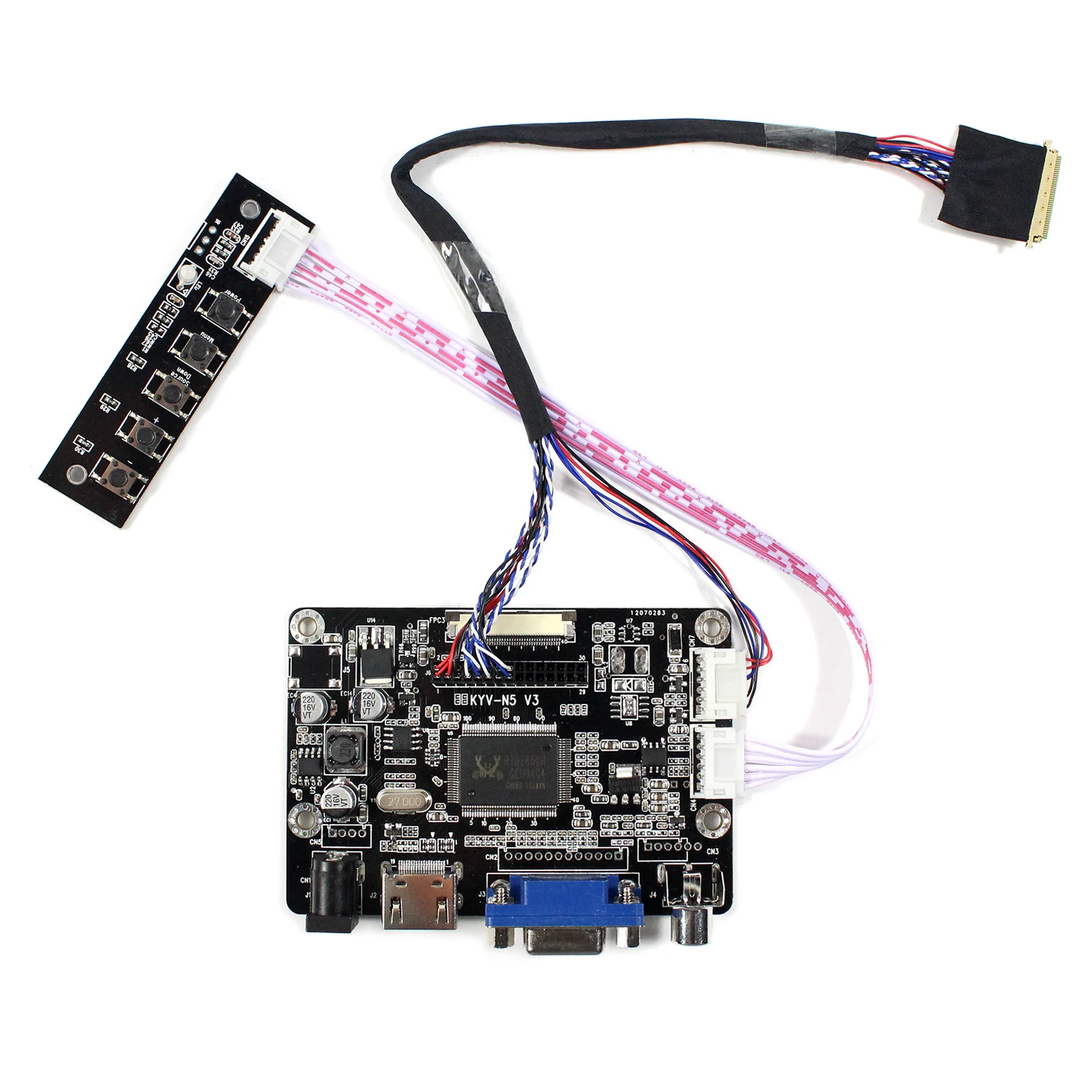 ЖК плата контроллера VGA AV 7 дюймов 10 1 1280x800 светодио дный 40 P ЖК-панель