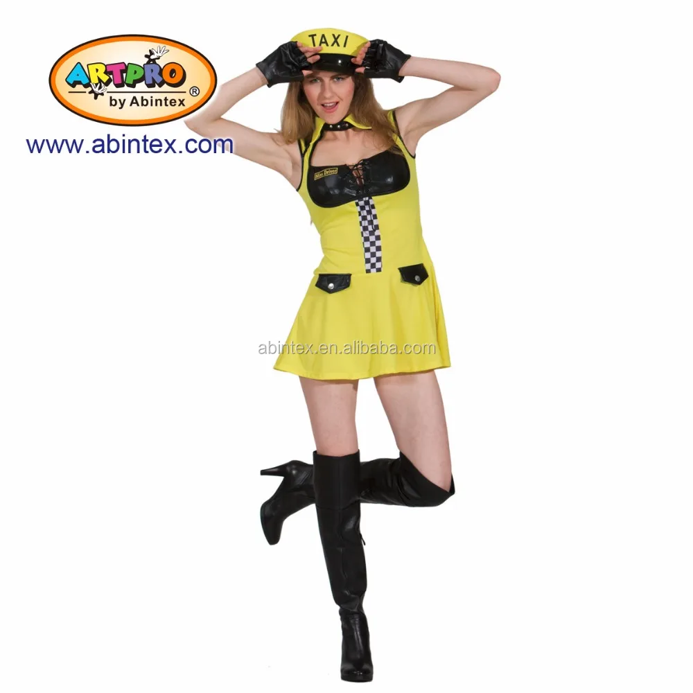 
ARTPRO by Abintex brand taxi driver costume (11-433) as Halloween costume for lady 