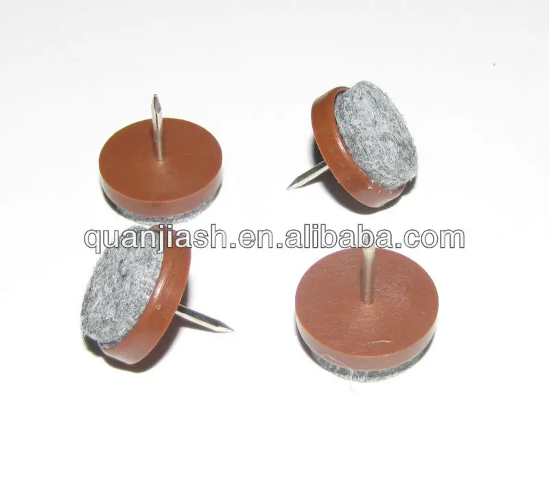 Hot selling chinese manufacture nail on felt chair glides