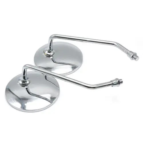 A Pair Of Motorcycles, Scooters, Electric Vehicles, Rear View Side Mirrors, Universal Mirror Diameter 10cm