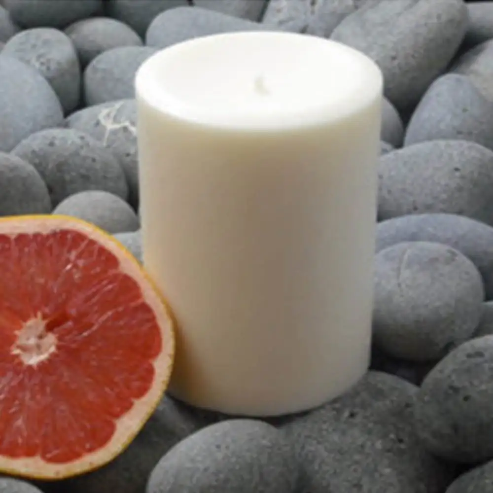 
unscented pillar candle paraffin wax candle 