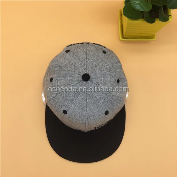 
Custom 80% Acrylic 20% Wool cap Snapback Hats 6 Panel Snapback Caps 