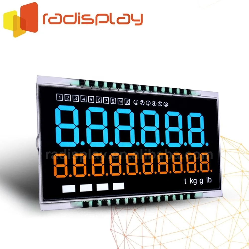 
Customised VATN 7 Segment Weight Lcd Display 