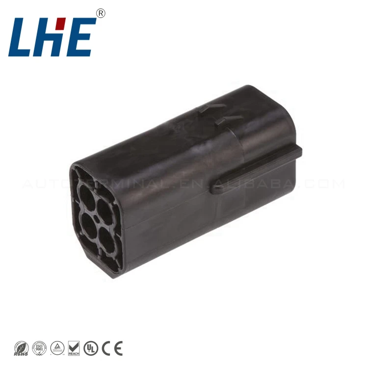 Pbt gf + 4 pin женские автомобильные разъем с контактами и уплотнения
