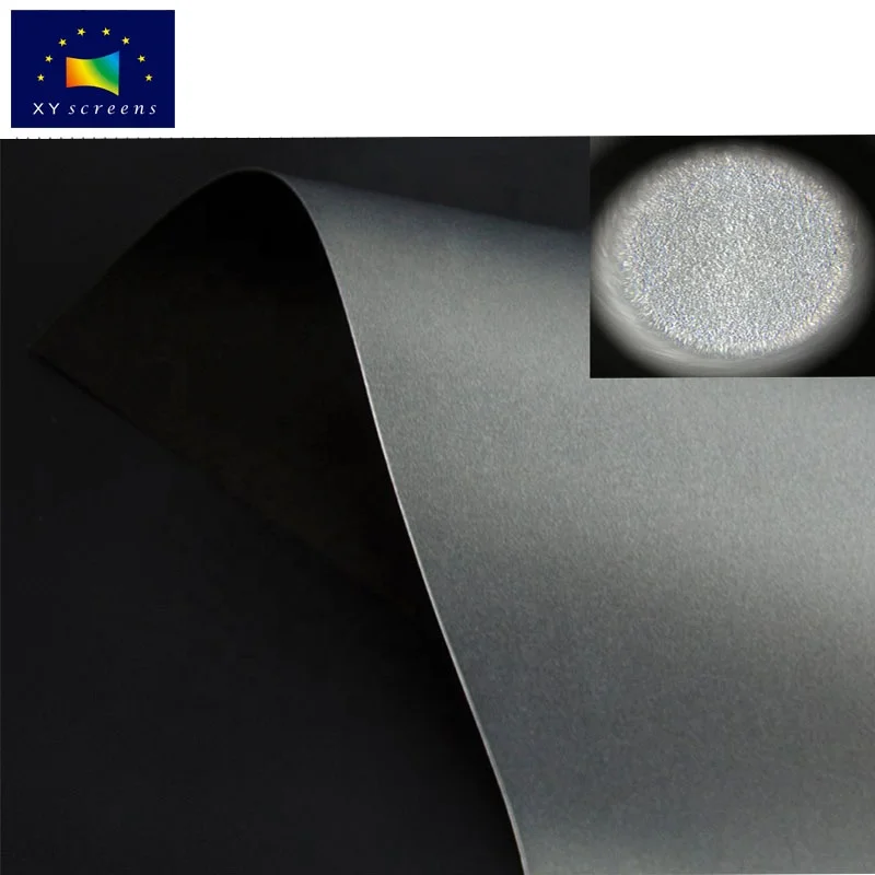 xy screen 100 inch ALR high gain black diamond thin frame projector projection screen for home theater living roon office