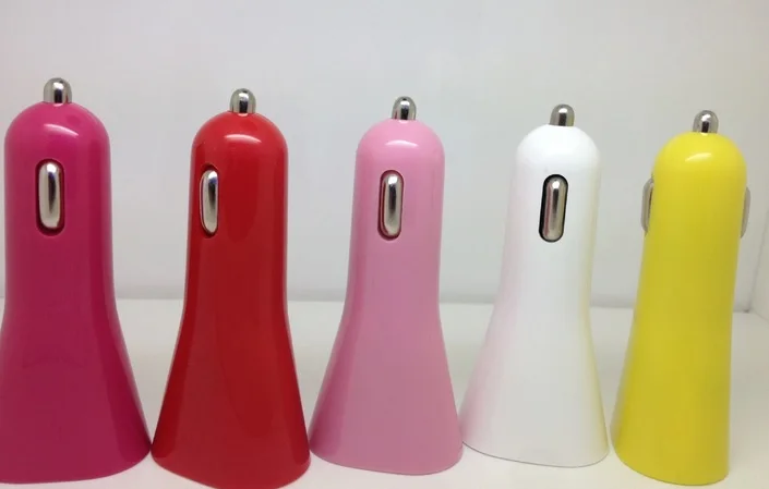 Big Horn Shape 5V 2.1A 2 Port Dual Two USB Car Charger Adapter