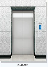 champagne gold colored 304 mirror Stainless Steel Passenger Elevator Door and Jamb