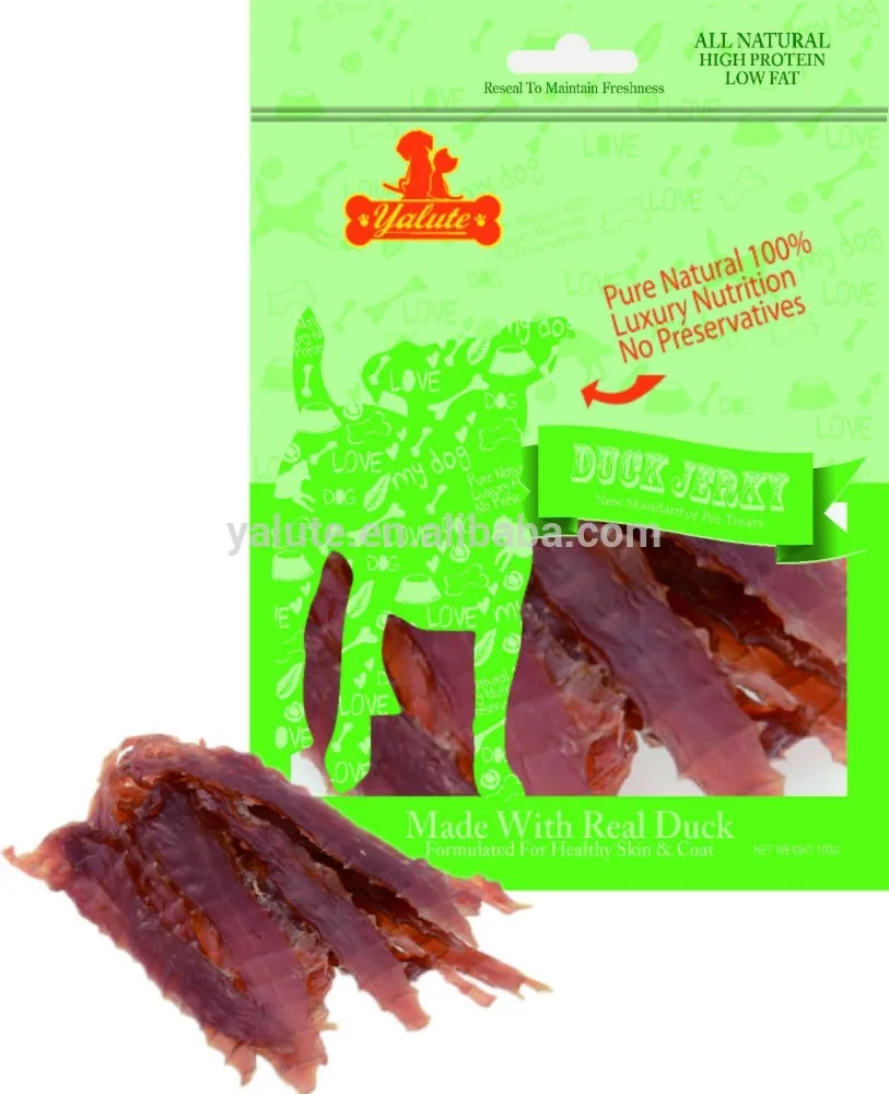 100% не addtive сухие утка отрывисто сыпучих кормов ёивотное любимый продукт лакомства