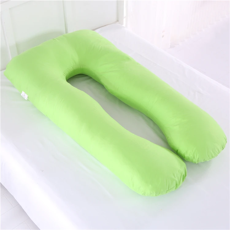 
Chinese Supplier Hot Sale 100% Cotton U Shape Pregnancy Pillow 