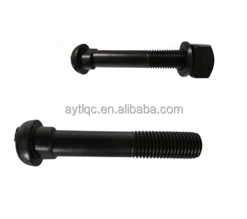 Rail Fish Bolt for rail fishplate with Nut & Washer