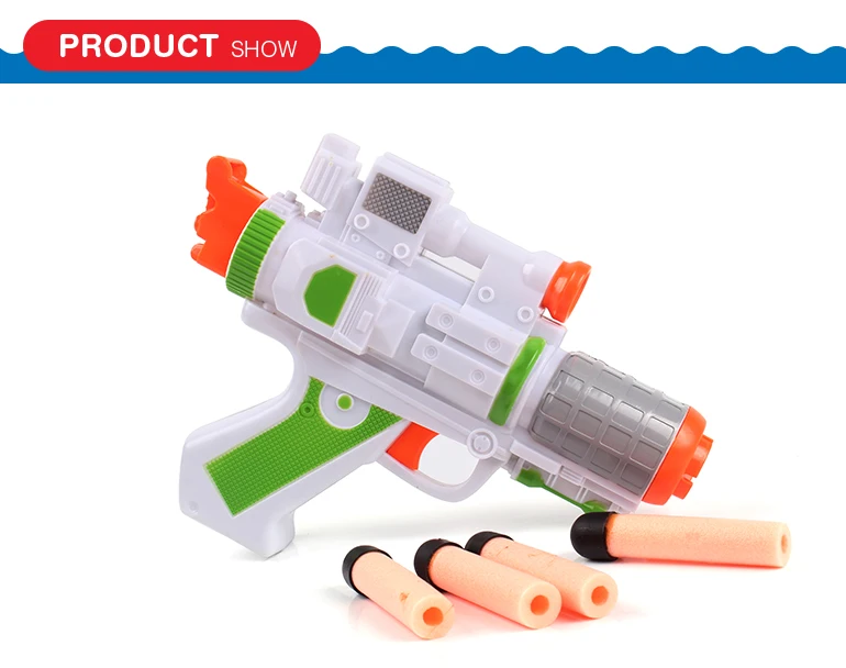 New design super cool kids favorite safety plastic bbs guns air soft with 4 soft bullets
