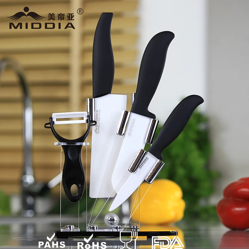 Ceramic Knife set 5-piece Set With Knife Holder