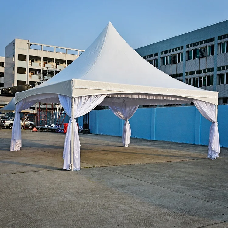 Red black white color cable cross structure pinnacle frame tent for wedding event