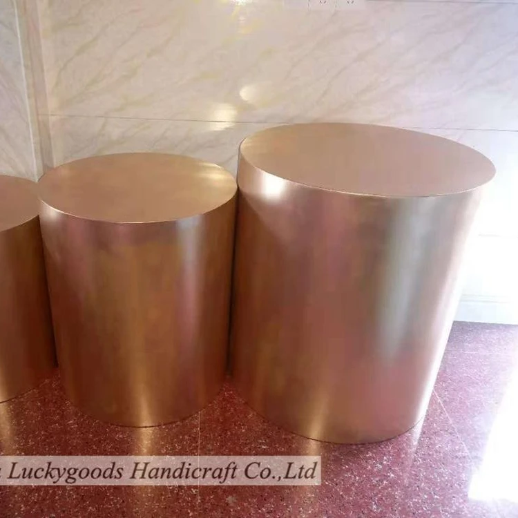 LG20181130-6 Wedding colorful cylinder plinthes for wedding decoration stage