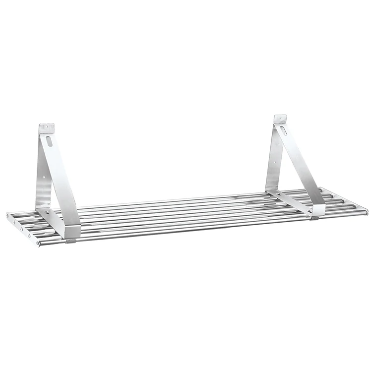 Hanging metal storage wall shelf rack for restaurant bar cafe kitchen