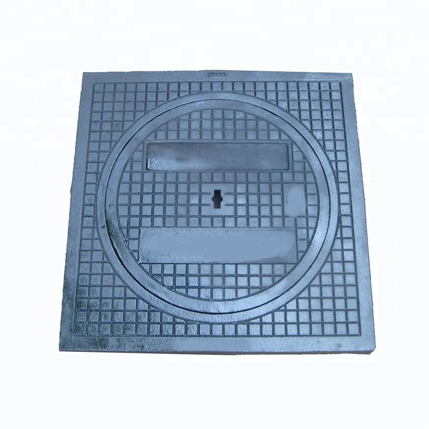 Premium OEM Round Manhole Cover: Durable Ductile Iron Frame, EN124 D400, HI-tech Nodular Graphite Ductile Iron manhole cover