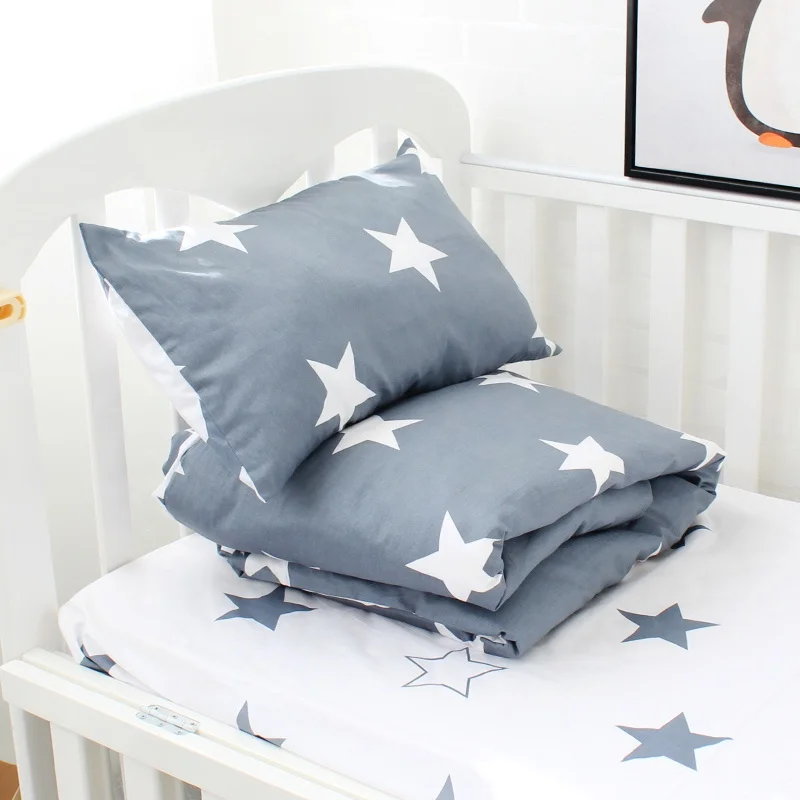 Wholesale New Design Kids Bed Sheets China Manufacturing Baby Bedding Set 100% Cotton Comforter Sheet Cover