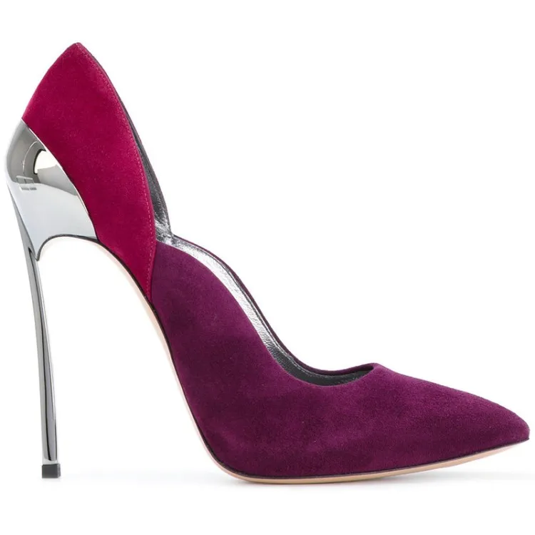 Red China wholesale fashion pencil high heels women pumps shoes 2018