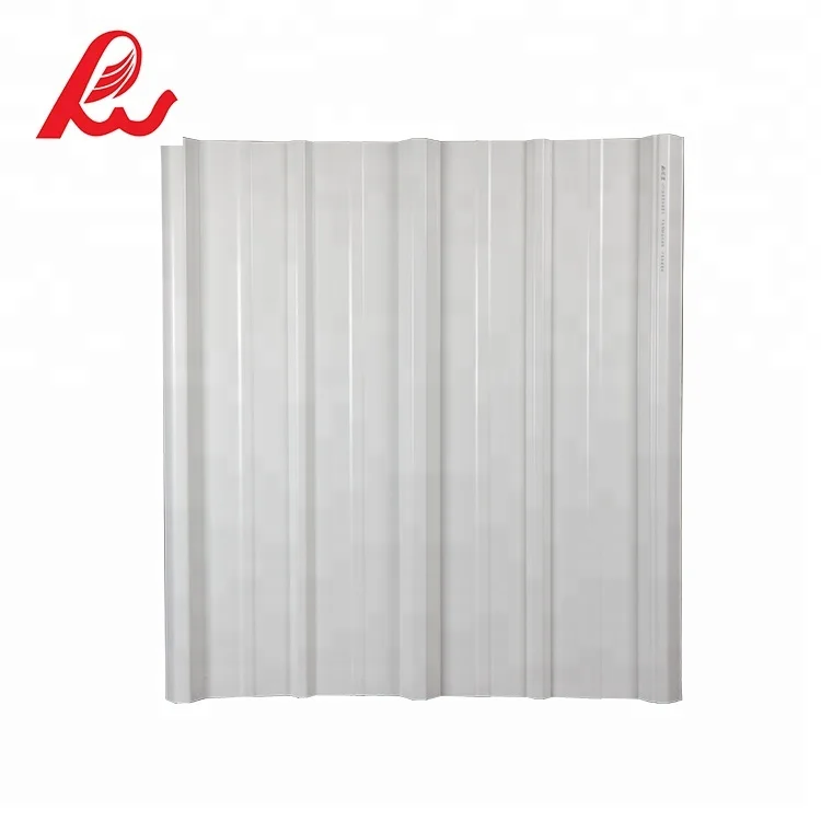 Excellent toughness and strength white color plastic pvc roof sheet