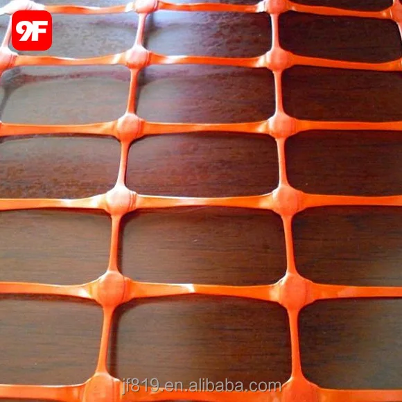 orange warning barrier fence plastic safety fence