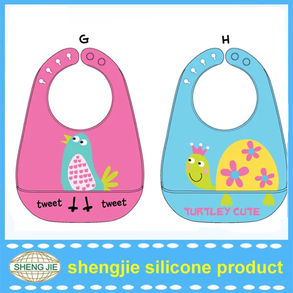 Пользовательские новые силиконовые мода ребенок детские нагрудники и водонепроницаемый легко чистить нагрудник