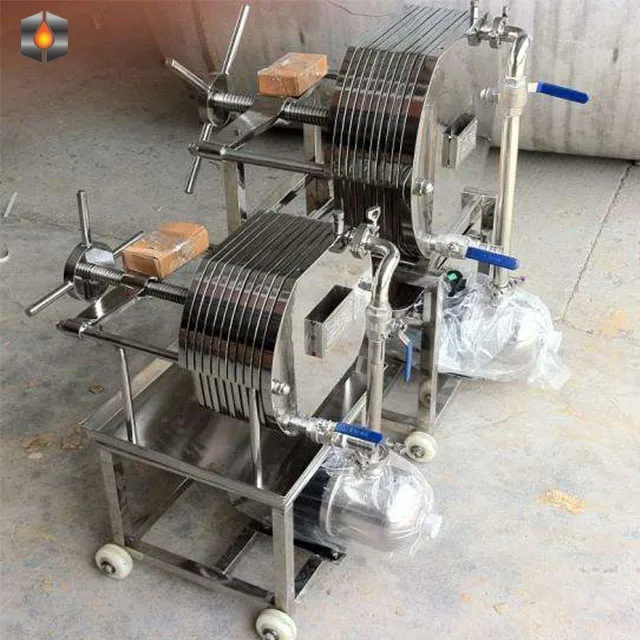 plate frame oil filter press machine for plant seeds crude oil