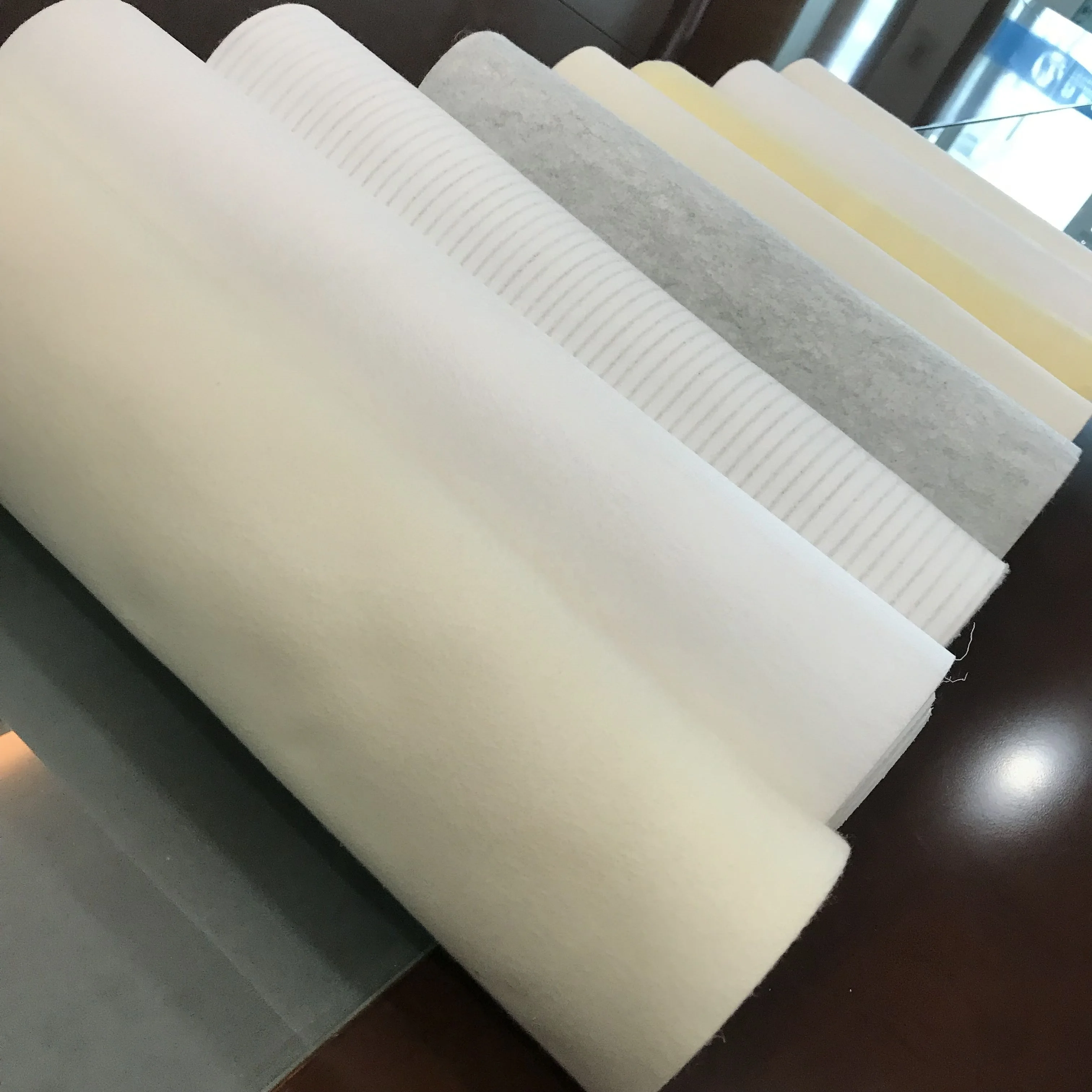 needle punching high temperature glass fiber dust filter cloth/felt