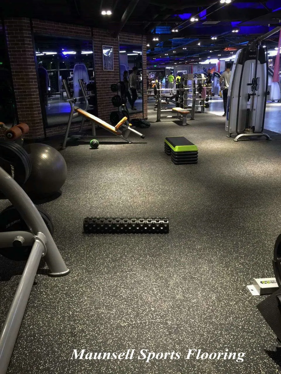 rubber 100% caucho EPDM / Pisos de sala de fitness / gimnasio Mats precio
